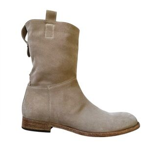 Alberto Fermani Made in Italy Italy Suede Snap-Back Slouch Boots IT 39.5/US 9.5